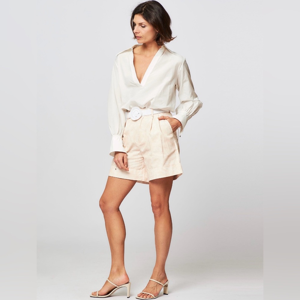 NWT Magali Pascal  $275 Georgina Shorts Size Small